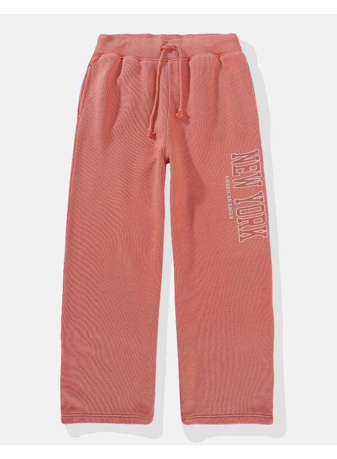 American Eagle High Waist Graphic Sweatpants - Image 3