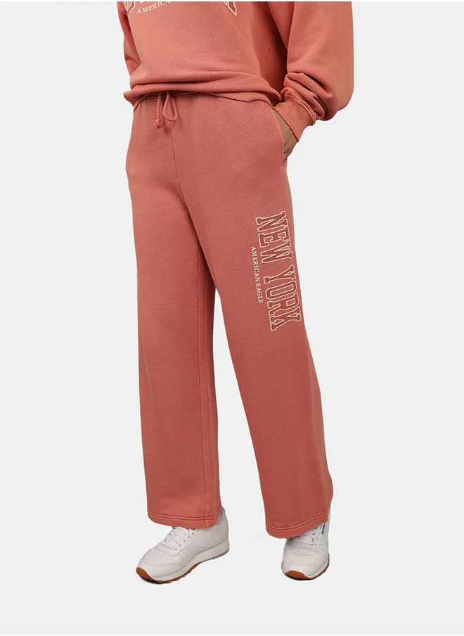 امريكان ايجل High Waist Graphic Sweatpants