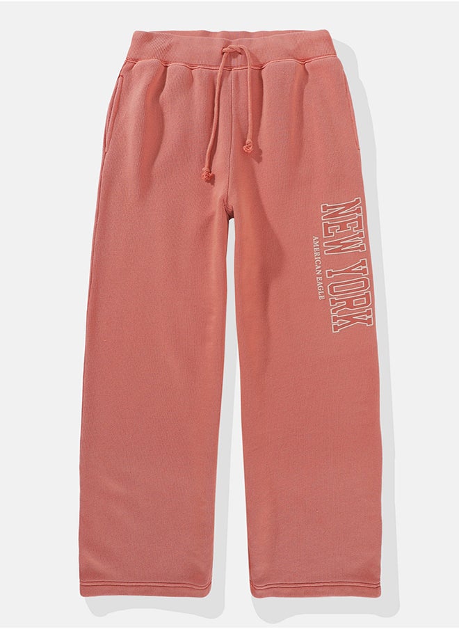 American Eagle - High Waist Graphic Sweatpants - Image 1