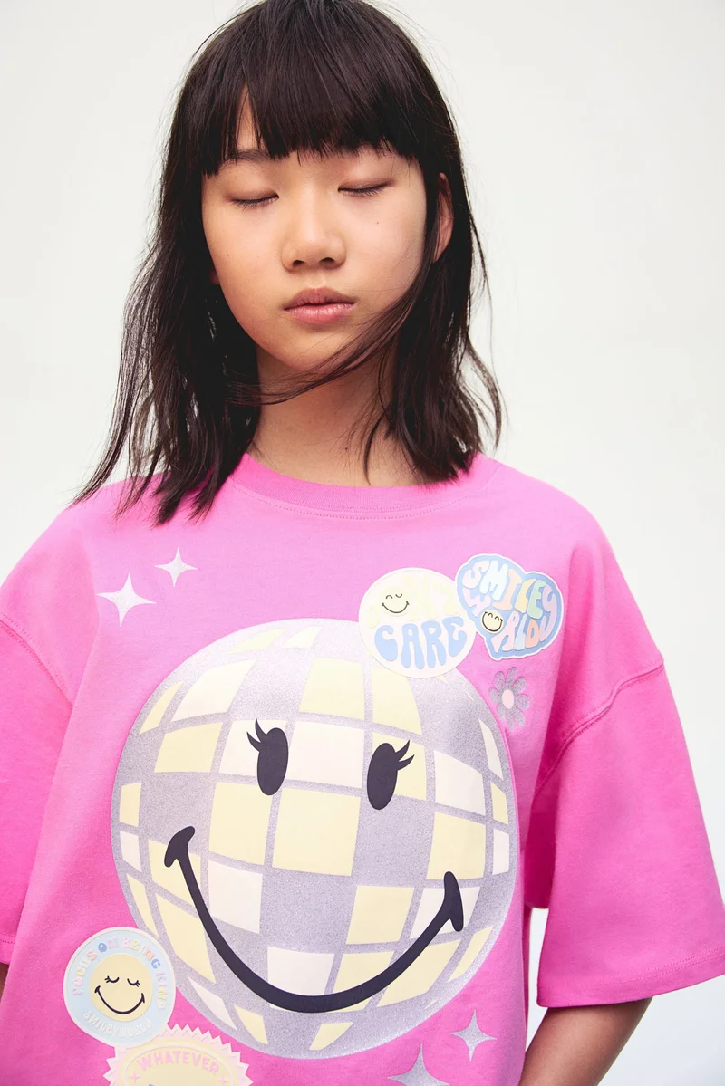 H&M Printed cotton T-shirt