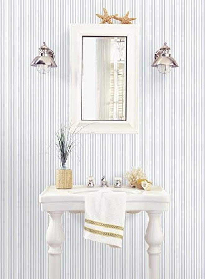 Norwall Ticking Stripe Wallpaper - Image 2