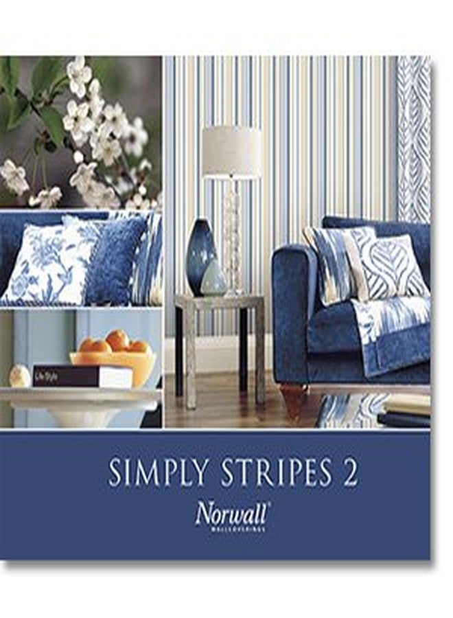 Norwall Ticking Stripe Wallpaper - Image 3