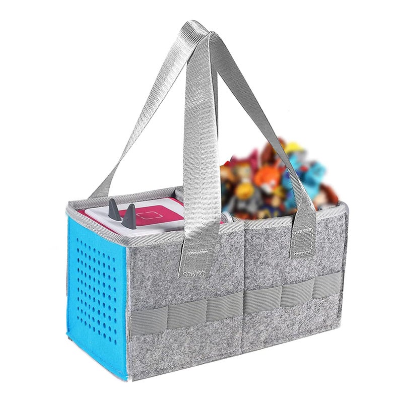 Hounyoln Carry Bag for Toniebox Audio Player Starter Set,Felt Organizer Case for Tonie 2 Starter Set Storage Bag - Image 1