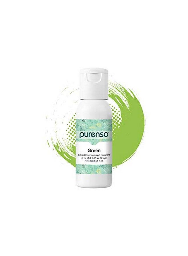 PURENSO Select Liquid Colorant Green (30G) For Melt & Pour Soap - Image 1