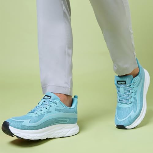 AVANT Men's Maxim Running and Training Shoes-Superior Traction,Anti Skid, Lightweight, Multi Directional Flexibility, Enhanced Cushioning, Sports Footwear (AVMSH130CL01UK10_L.Blue) - Image 3