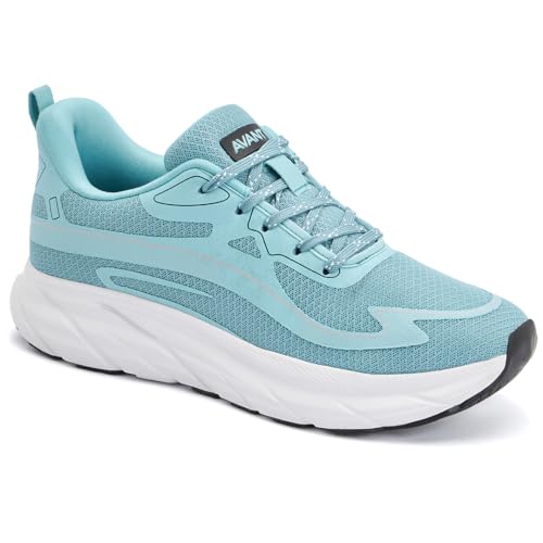 AVANT Men's Maxim Running and Training Shoes-Superior Traction,Anti Skid, Lightweight, Multi Directional Flexibility, Enhanced Cushioning, Sports Footwear (AVMSH130CL01UK10_L.Blue) - Image 1