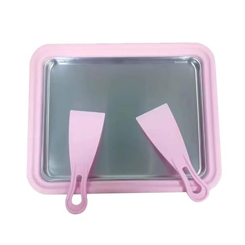 Matiko Instant Ice Cream Maker Pan Roller with 2 Scraper, Cold Stone Ice Cream Slab, Perfect for Using with Kids. Rectangular Anti Griddle Freezer Usable with Yoghurt, Fruits, Gelato, Sorbet - Image 1