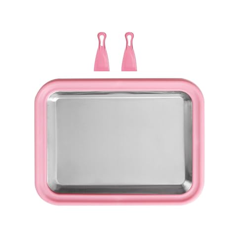 Matiko Instant Ice Cream Maker Pan Roller with 2 Scraper, Cold Stone Ice Cream Slab, Perfect for Using with Kids. Rectangular Anti Griddle Freezer Usable with Yoghurt, Fruits, Gelato, Sorbet - Image 2