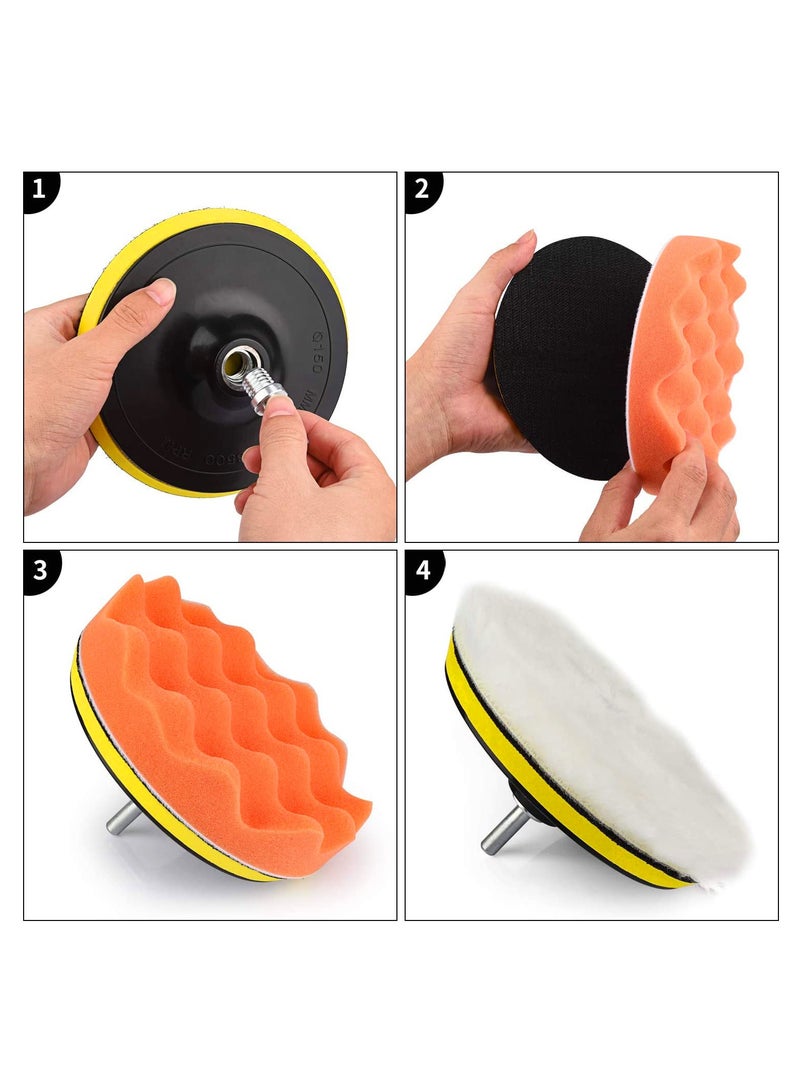 Car And Headlight Polishing Sponge Set - Image 2