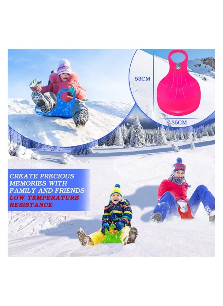 MahMir Kid's Sand Skiing Board with Handle, Grass ,Snow , Sand Board Ski Pad for Outside Sports ( Blue )  - Image 5