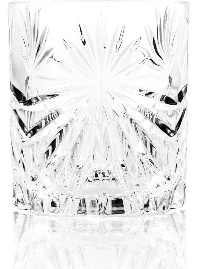 RCR Oasis Crystal Short Whisky Water Tumblers Glasses, 11oz, Set of 6