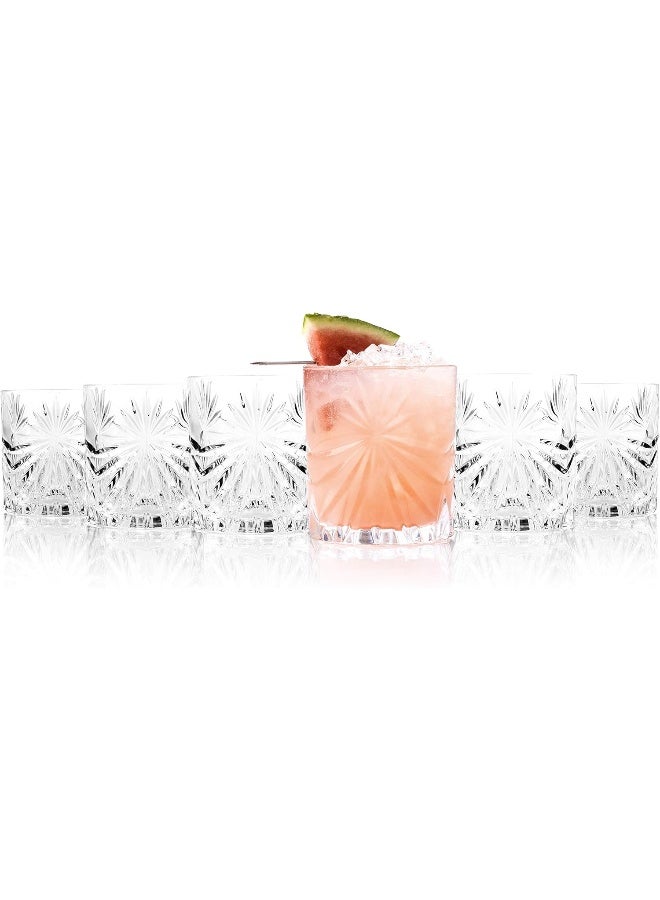 RCR Oasis Crystal Short Whisky Water Tumblers Glasses, 11oz, Set of 6