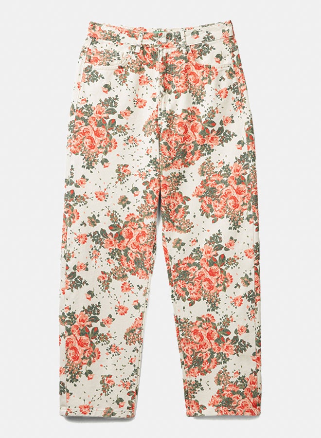 Benetton Balloon Fit Floral Pants - Image 5