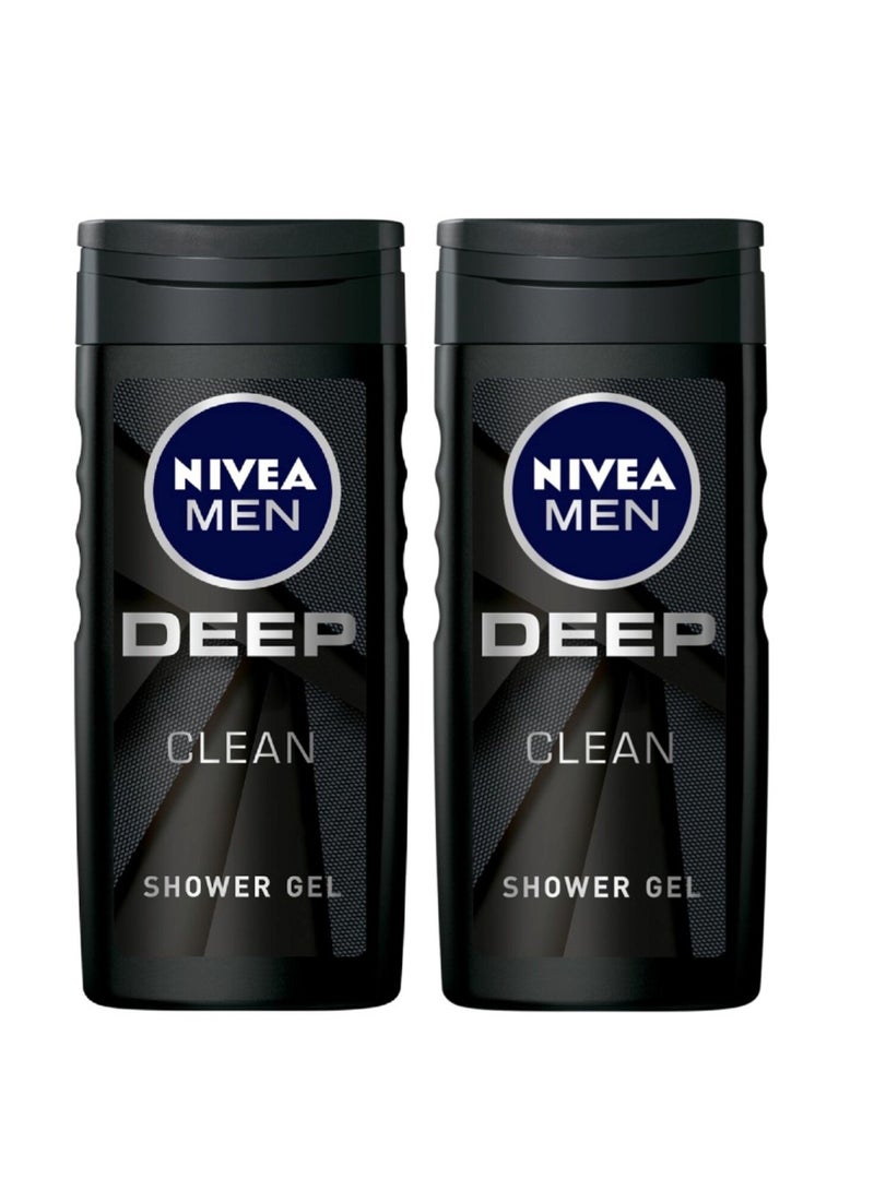 Nivea Men Shower Gel Deep Clean 2 x 250ml