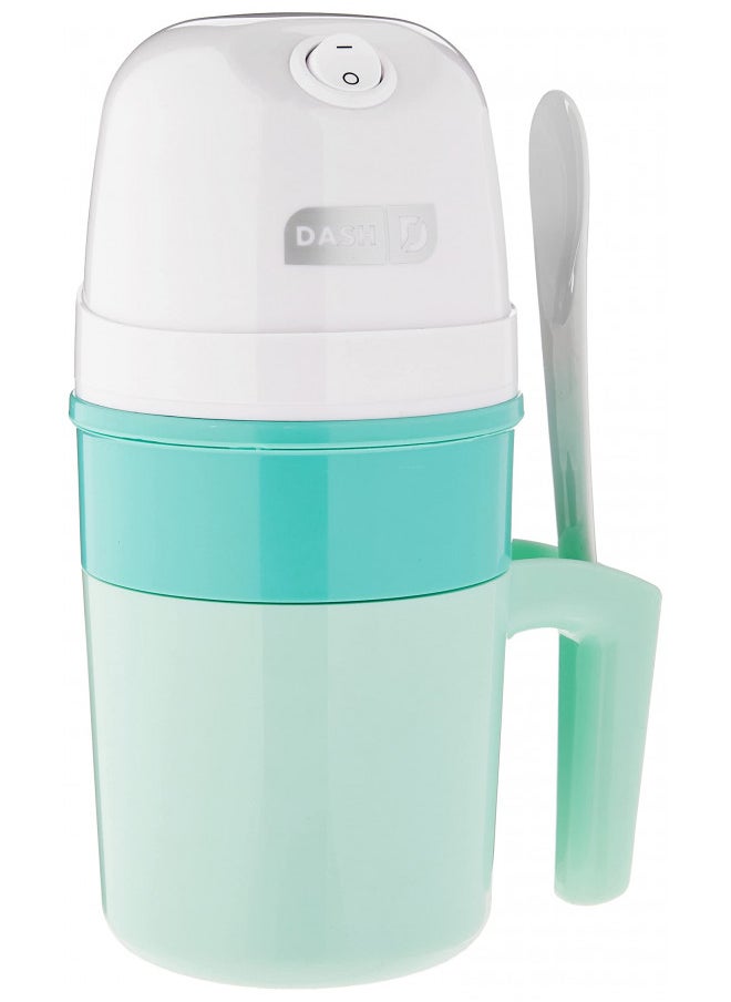 Dash DASH My Pint Electric Ice Cream Maker Machine for Gelato, Sorbet + Frozen Yogurt with Mixing Spoon & Recipe Book (Organic, Sugar Free, Flavored Healthy Snacks + Dessert for Kids & Adults) 0.4qt - Aqua  - Image 1