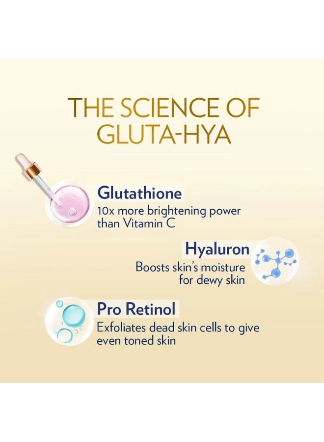 فازلين كريم لوشن هيلثي برايت غلوتا هايا فلو ليس جلو سيروم في لوشن 330 مل لتفتيح البشرة وترطيبها يحتوي على حمض الهيالورونيك والغلوتاثيون لبشرة ناعمة ومشرقة - Image 2