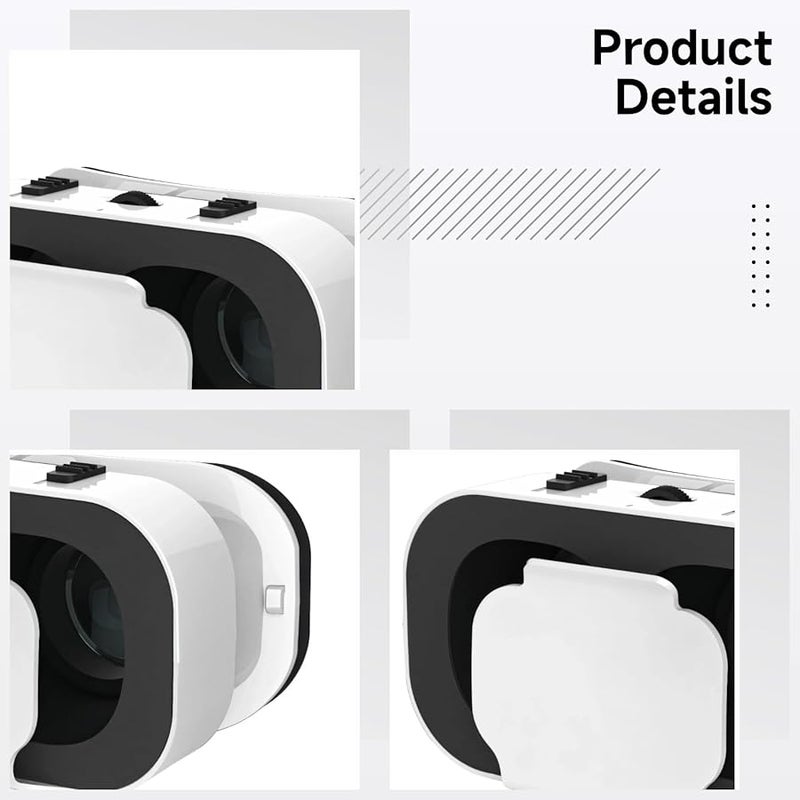 Adjustable 0 400 Degrees VR Glasses Open Back Multi Directional Ventilation - Image 3