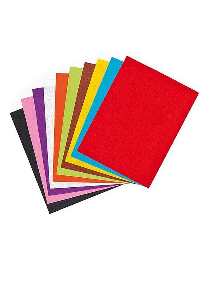 كبير آرت مجموعة كابير آرت من 10 قطع من ورق اللباد الصلب متعدد الألوان مقاس A4 - Image 1