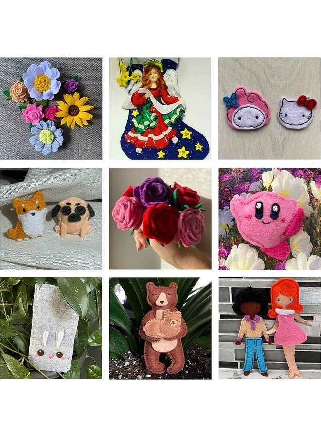 كبير آرت مجموعة كابير آرت من 10 قطع من ورق اللباد الصلب متعدد الألوان مقاس A4 - Image 4