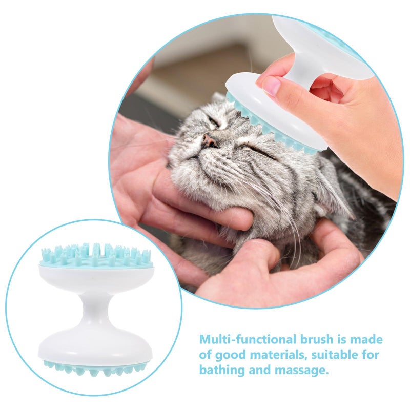 Green Pet Massaging Brush and Grooming Comb for Cats and Dogs Bathing Supplies - Image 4