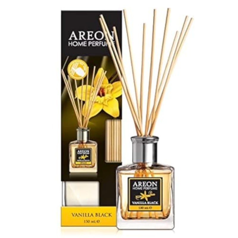 Home Perfume Reed Diffuser 150 ml 10 Rattan Reeds - Vanilla Black - Image 3