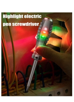 SYOSI Voltage Tester with Screwdriver Electrical, Live/Zero Wire Electric Tester, Tester Tool, Non Contact Voltage Tester Pen with Range AC 70V-250V, Pocket-Sized Voltage Detector, Breakpoint Finder  - Image 2