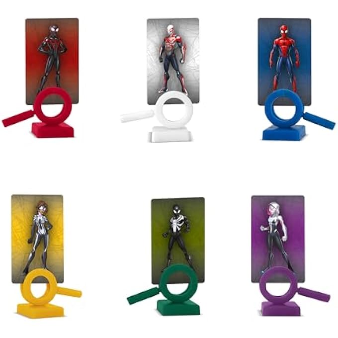 Winning Moves SpiderMan Cluedo Choose your favorite Spiderman wander around the different parts of the city and lead the investigative fun family board game from 8 years old - Image 4