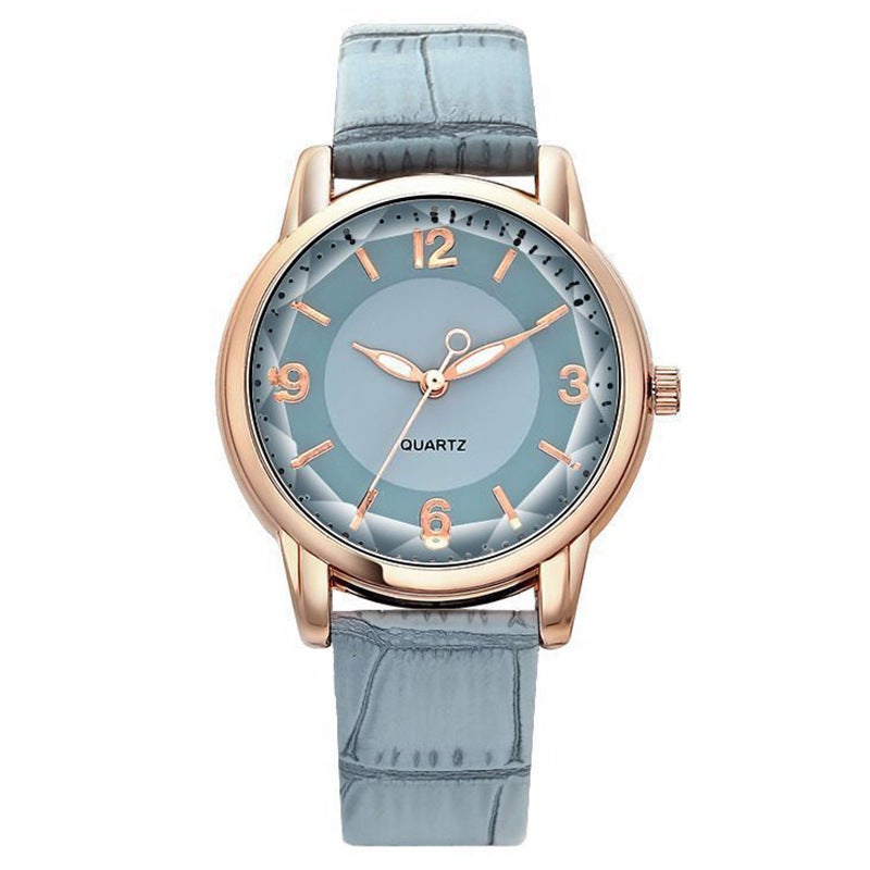 Tiktok live popular digital small blue watch fashion womens watch quartz watch manufacturer in stock one-piece delivery Blue 