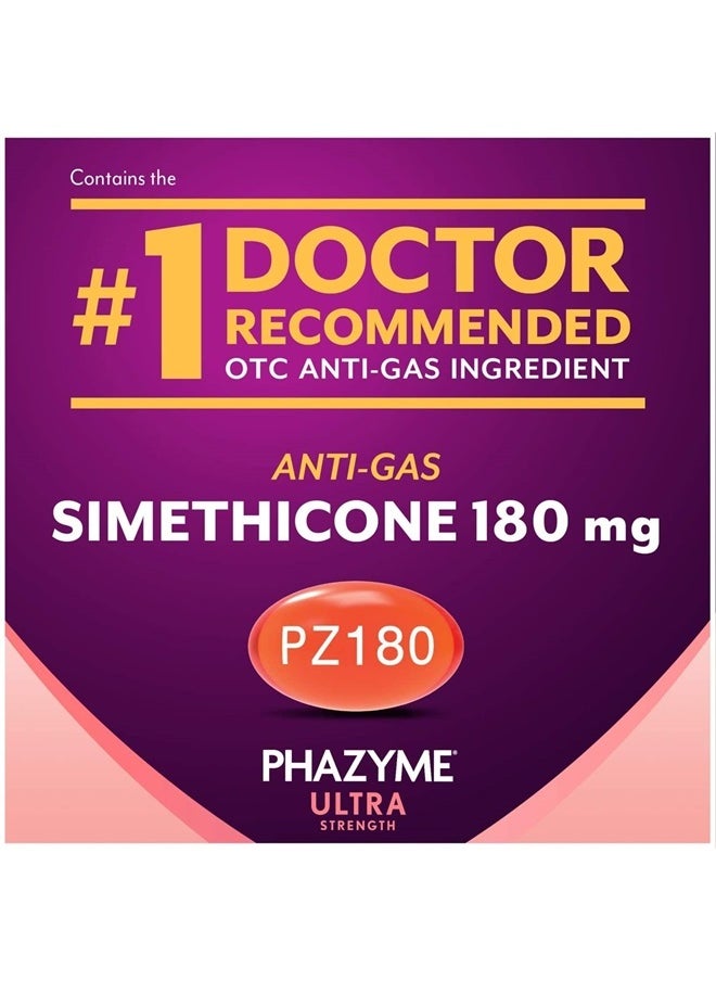 Phazyme Ultra Strength Gas & Bloating Relief, Works in Minutes, 48 Fast Gels  - Image 5