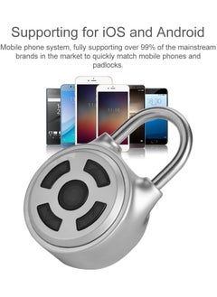Generic Bluetooth Padlock Universal Mini Electronic Padlock APP Control Password Lock Support And Android For Dormitory Cabinets Drawers Suitcase  - Image 2