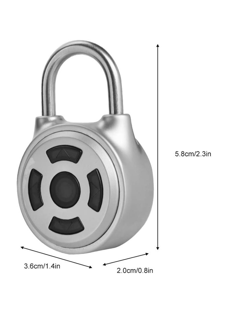 Generic - Bluetooth Padlock Universal Mini Electronic Padlock APP Control Password Lock Support And Android For Dormitory Cabinets Drawers Suitcase - Image 1