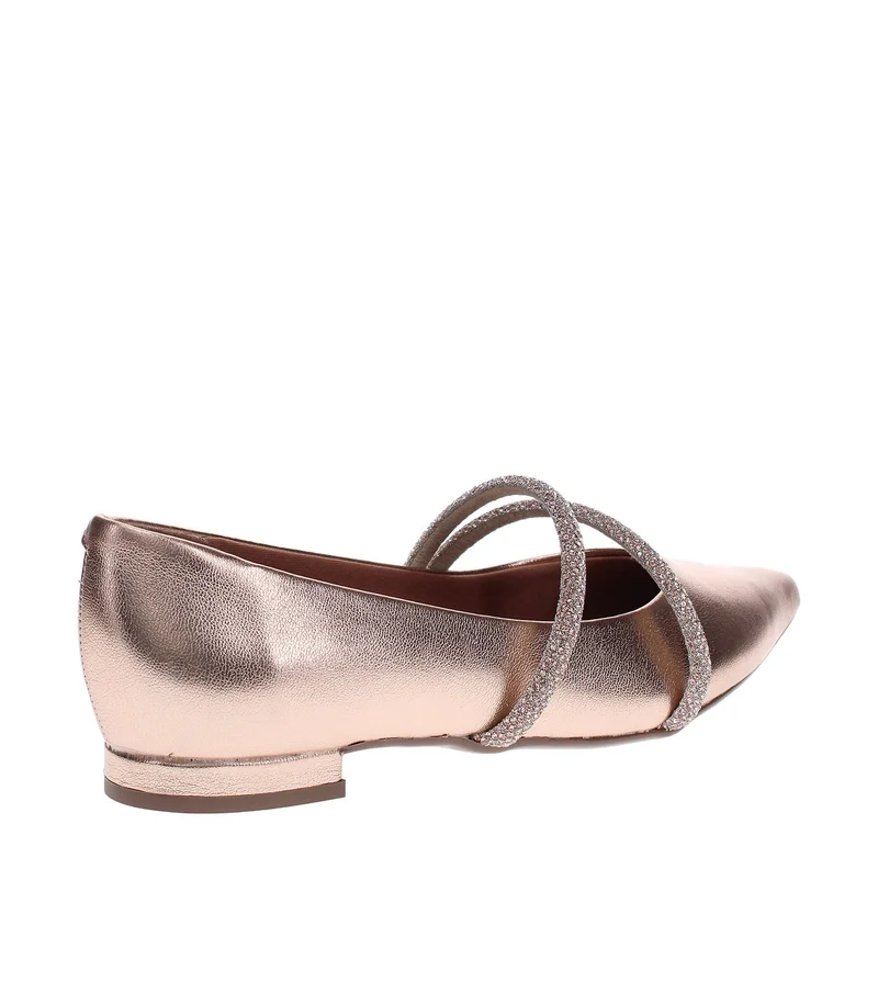VIZZANO VIZZANO Ladies Low Heel Shoes in GOLD PINK | Comfortable Everyday Footwear