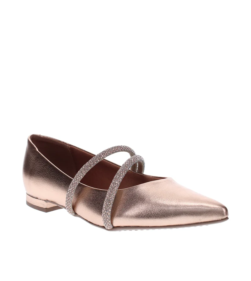 Vizzano VIZZANO Ladies Low Heel Shoes in GOLD PINK | Comfortable Everyday Footwear