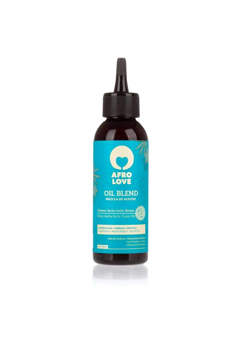 Afro Love - Afro Love Oil Blend Leave-In for Curly Hair, Conditions, Moisturizes and Protects Curls, Parabens-Free, Cruelty-Free - Image 1