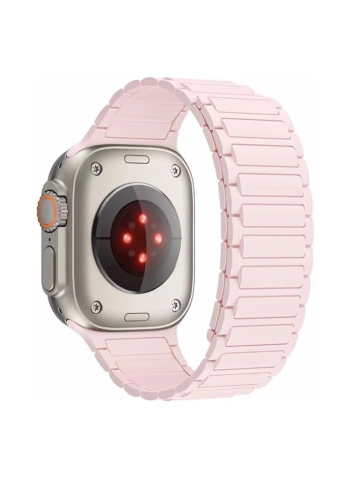 MOCOM Magnetic Sports Band for Apple Watch Ultra 2, Ultra, Series 9/8/7/6/5/4 - 42mm/44mm/49mm Silicone Magnetic Strap  - Image 2