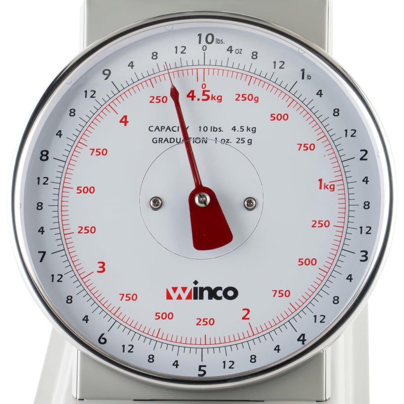 Winco Analog Receiving Scale with Dial, 8" - Image 4