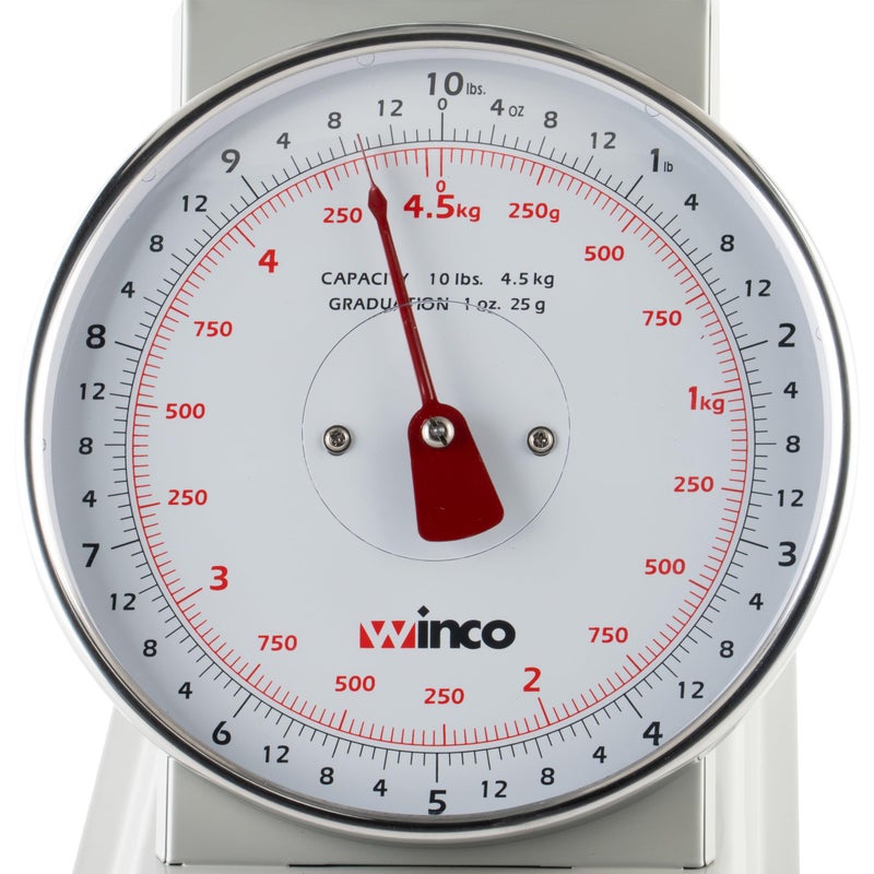 Winco Analog Receiving Scale with Dial, 8" - Image 3