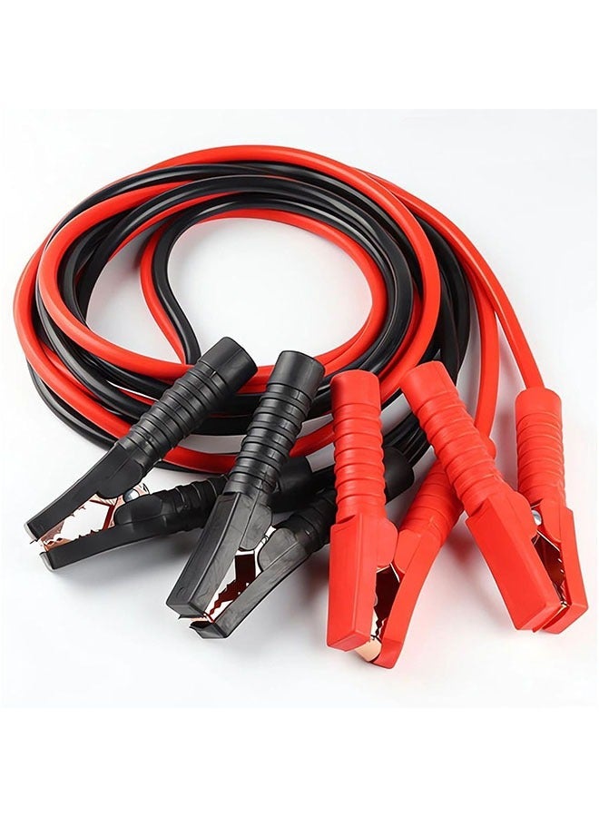 Bukela Jumper Cables for Car Battery, 4M 2000Amp Extra Long Heavy Duty Car Battery Jump Leads with Storage Bag Colour Coded Clamps for Petrol and Diesel Car Vans Truck - Image 1