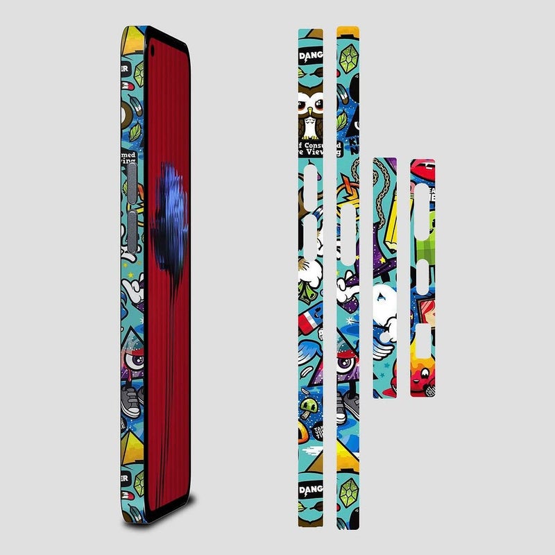 FCS ملصق جانبي من الفينيل لآيفون 13 | ملصقات فيلم كروم | ملصق واقي جانبي من الفينيل (-26) - Image 1