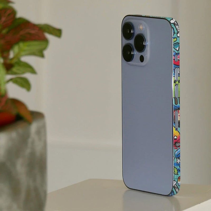 FCS ملصق جانبي من الفينيل لآيفون 13 | ملصقات فيلم كروم | ملصق واقي جانبي من الفينيل (-26) - Image 3