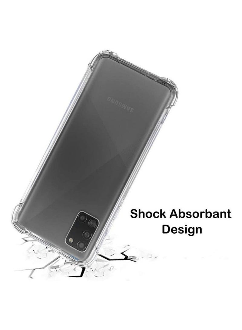 LEDIN Case for Samsung Galaxy A31 Clear Case Soft Flexible Silicone Back Cover Shockproof Anti Scratch Case with Reinforced Bumper Corner Compatible for Samsung Galaxy A31 Clear - Image 2