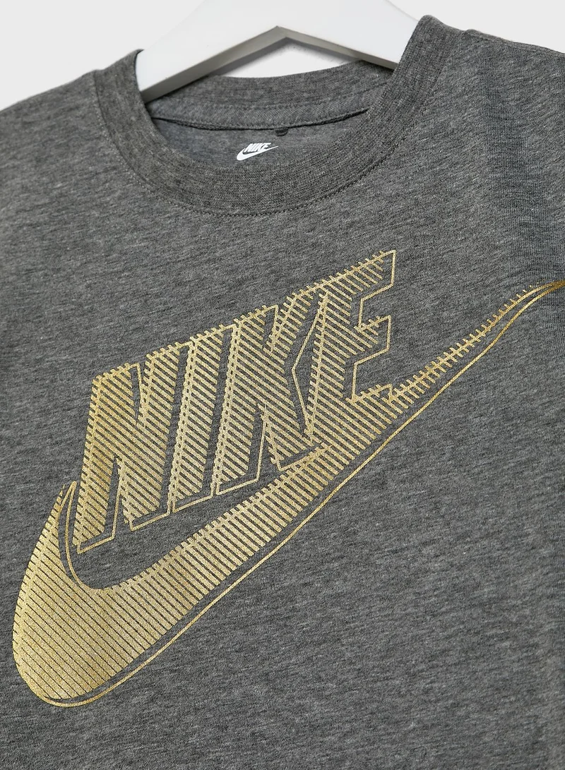 Nike Infant Futura Club Metallic T-Shirt