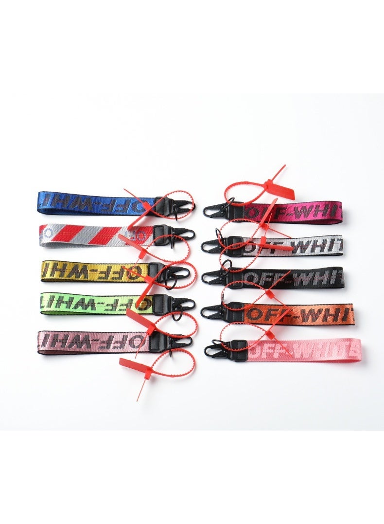 OFF-WHITE Street fashion keychain key ring lanyard - Image 4