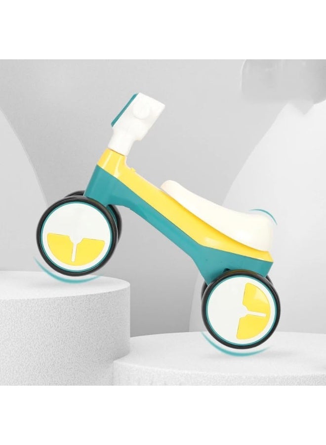 Baby Balance Bike, Cute Toddler Bikes 12-36 Months Boys Girls Baby Bike to Train Baby from Standing to Walking - Multicolor - Image 4