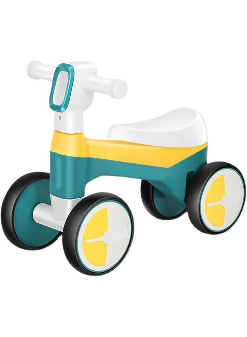 Baby Balance Bike, Cute Toddler Bikes 12-36 Months Boys Girls Baby Bike to Train Baby from Standing to Walking - Multicolor - Image 1