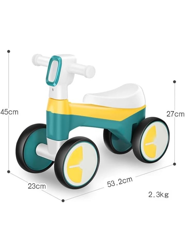 Baby Balance Bike, Cute Toddler Bikes 12-36 Months Boys Girls Baby Bike to Train Baby from Standing to Walking - Multicolor - Image 2