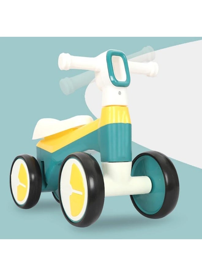 Baby Balance Bike, Cute Toddler Bikes 12-36 Months Boys Girls Baby Bike to Train Baby from Standing to Walking - Multicolor - Image 3