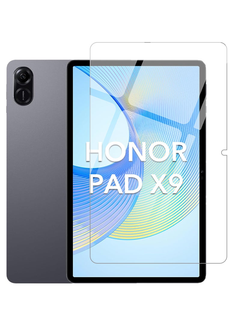 Theodor Screen Protector for Honor Pad X9  9H Hardness Tempered Glass, Bubble Free Easy Installation, Full Coverage And Anti Scratch Case Friendly- Clear - Image 1
