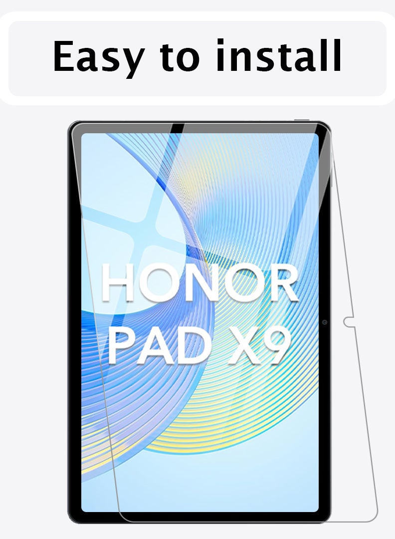 Theodor Screen Protector for Honor Pad X9  9H Hardness Tempered Glass, Bubble Free Easy Installation, Full Coverage And Anti Scratch Case Friendly- Clear - Image 3
