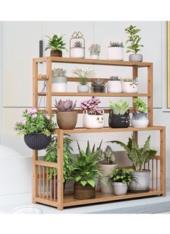 MIXDE Modern Wooden Storage Rack, Multifunctional Bookshelf, Home And Office Organizer, Easy To Assemble, Stylish, Space Saving  - Image 2